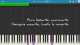 Divino  Conmigo Siempre  Piano Tutorial  Midi [upl. by Gabrielli]