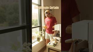 Make the perfect cortado at home cortado coffee espresso cafecito latte shorts [upl. by Annahgiel]