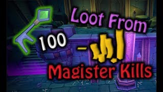 Runescape  Loot from 100 Magister Boss Kills [upl. by Inihor]