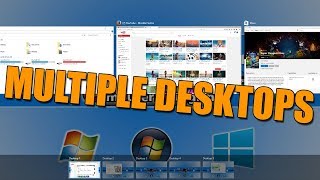 How To Use Multiple Desktops in Windows 10  Virtual Desktops Windows 10 [upl. by Guido30]