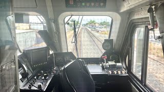 Riding Metrolink with Cab Views Covina to San Bernardino Depot 6132022 [upl. by Nosyt106]