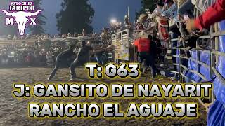 GANSITO DE NAYARIT VS EL G63 DE RANCHO EL AGUAJE [upl. by Arahset]