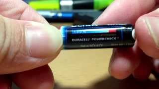 DURACELL ULTRA AAA batteries Power Check Technology [upl. by Aicatsue]