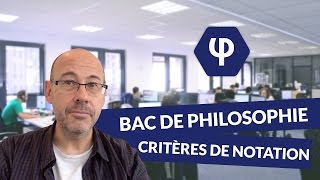 Bac de philosophie  quels sont les critères de notation [upl. by Maggs]