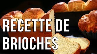 Recette de brioches facile réalisée en direct [upl. by Acinyt674]