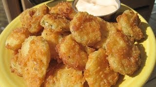 SPICY FRIED SLICED DILL PICKLES  How to make SPICY FRIED SLICED DILL PICKLES Recipe [upl. by Htebizile]