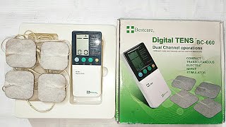 Digital tens 660 machine unboxing and review  digital tens machine uses [upl. by Einnol]