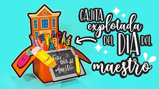 DIY Cajita REGALO para tu MAESTR  DÍA DEL MAESTRO [upl. by Hareema]