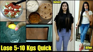 MONSOON WEIGHT LOSS DIET PLAN to Lose 5 Kgs in 2 weeks Tried and Tested [upl. by Nnylarac]