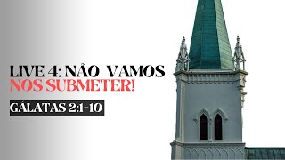 Live 4 NÃO VAMOS NOS SUBMETER 2110  PAULO JUNIOR [upl. by Colly]