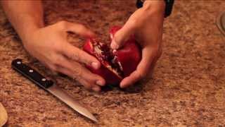 How to remove pomegranate seeds the easy way [upl. by Applegate825]