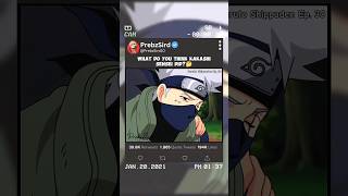 What do you think Kakashi Sensei did🤔 naruto kakashi narutoshippuden [upl. by Eladnar269]