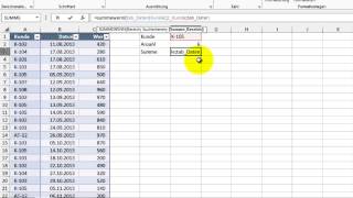 Excel  351  Intelligente Tabellen  Tabellennamen in Formeln  Teil 01 [upl. by Dearman483]