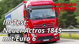 Test MercedesBenz Actros 1845 Big Space 2011 [upl. by Irwin]