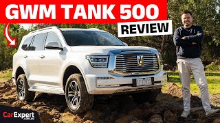 2024 GWM Tank 500 onoffroad inc 0100 amp autonomy review RIP new Prado [upl. by Yasibit]