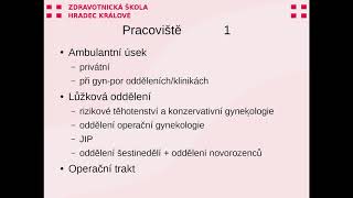 Gynekologie a porodnictví  členění terminologie diagnostika gynekologické zákroky [upl. by Rhonda]