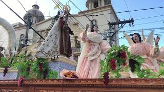 Marcha Real Española  Procesión de la Virgen del Carmen de Santa Teresa 2024 [upl. by Euqirdor]