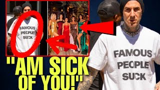 Travis Barker And Kourtney Mock The Kardashians kanyewest kimkardashian [upl. by Sheelagh409]