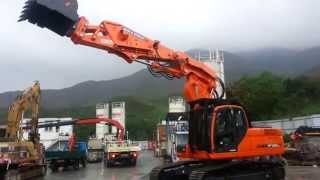 Doosan DX225LC Excavator with SF2130 Tunneling Front with Tilting Boom [upl. by Nosrej]