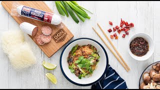 DON Dish of the Day  Georgina Dents Vermicelli Noodles with DON® White Hungarian Salami XO Sauce [upl. by Manas281]