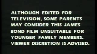 1982 ABC Movie Special Intro Goldfinger James Bond [upl. by Osher]