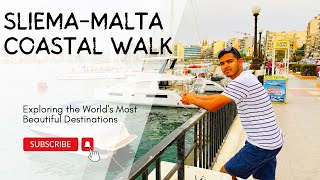 Breathtaking Sliema Coastal Walk Revealed [upl. by Dennett]