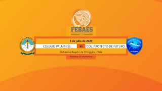 Colegio Palmarés vs Colegio Proyecto de Futuro  Nacional U14 FemeninoPichilemu Chile 2024 [upl. by Eolande]