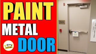 How to paint metal door like a pro [upl. by Nivag]