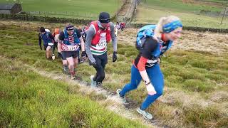 The Wadsworth Trog Fell Race Feb 2023 Hebden Bridge Yorkshire Fast conditions SELECT HD VidPics [upl. by Relluf]