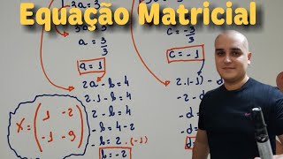 Matriz 25 Equação Matricial  Exercício 3 [upl. by Katushka]