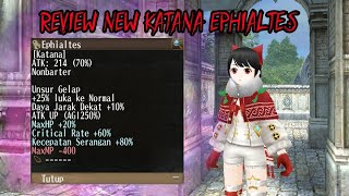 Review New Katana Ephialtes With Katana AGI  Toram Online [upl. by Llenoil400]