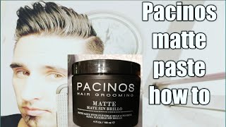 pacinos matte paste how to style video [upl. by Ludlow5]