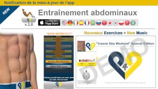 Notification de la misàjour de lapp Entraînement abdominaux [upl. by Nrol]