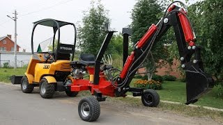 The cheapest towable backhoe HBP9 Full review all the truth [upl. by Magdaia]