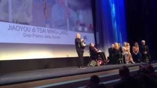 The awarding of Tsai MingLiang in Venice Film Festival 2013 [upl. by Arodaeht]