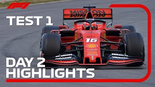 Day 2 Highlights  F1 Testing 2019 [upl. by Dasie814]