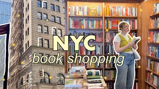 Come Book Shopping With Me In NYC ✨📚 fav stores  book haul [upl. by Anileba]