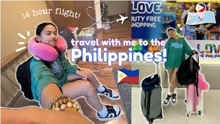 TRAVEL WITH ME TO THE PHILIPPINES ✈️🇵🇭  Camille de la Cruz [upl. by Nageek]