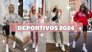 MODA DEPORTIVA CASUAL 2024 MUJER LOOKS SPORT TENDENCIA DEPORTIVA MUJER 2024 [upl. by Kristof774]