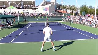 Roger Federer Practice  Court Level View  ATP Tennis [upl. by Williamson]