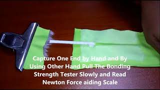 How to Measure Bonding Strength of Fused Fabric Panel with Interlining [upl. by Knapp]