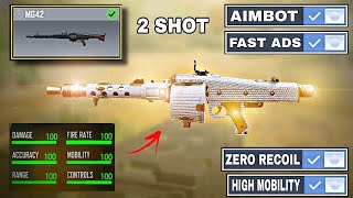 NEW quot2 SHOTquot MG42 Gunsmith its TAKING OVER COD Mobile in Season 7 NEW LOADOUT [upl. by Okoy]