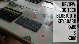 Review Logitech Bluetooth Keyboard K480 amp K380 [upl. by Aklog579]