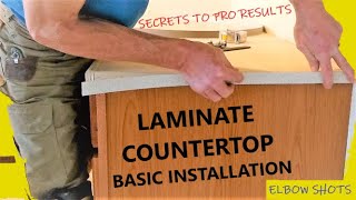 Laminate Countertop Basics  SECRETS TO PROFESSIONAL RESULTS [upl. by Attolrac]