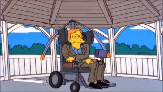 Stephen Hawking Salva La Vida De Lisa  Los Simpson [upl. by Mahan950]