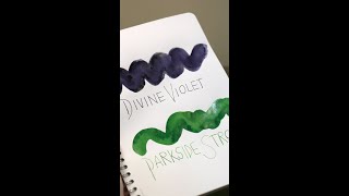 The FWP Parkside Stroll amp Divine Violet Calligraphy Inks are HERE [upl. by Shear]