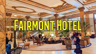 Elegant Fairmount Hotel San Francisco California  Tony Bennett  Historic Hotel  Travel Tips [upl. by Rol552]