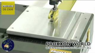 Scroll saw demonstration  Proxxon DS 230E [upl. by Garbers]