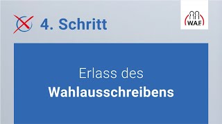 Erlass des Wahlausschreibens  Betriebsratswahl  Schritt 4 [upl. by Odrareve]