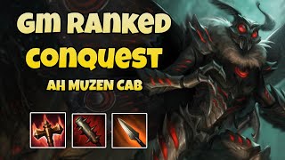 LA MEJOR BUILD PARA AH MUZEN CAB MID  TottiGR  GM RANKED CONQUEST S10 🔥 [upl. by Clancy]